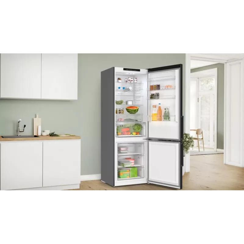 Bosch Serie 4 KGN49VXCT koel-vriescombinatie vrijstaand 440 l roestvrijstaal