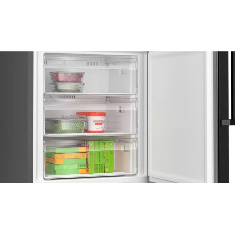 Bosch Serie 4 KGN49VXCT koel-vriescombinatie vrijstaand 440 l roestvrijstaal