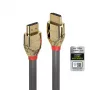 Lindy 2m Ultra High Speed HDMI kabel, Gold Line, 2 m, HDMI Type-A (standaard), HDMI Type-A (standaard), 48 Gbit/s, grijs
