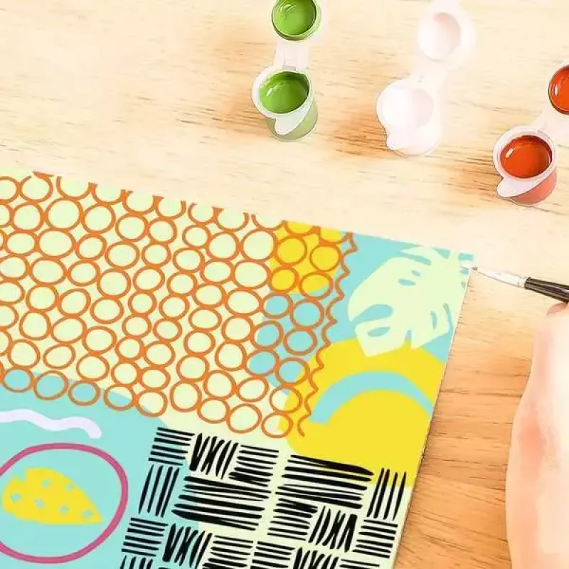 Verfset Ravensburger CreArt Funky Shapes – schilderset voor creatieve kunstprojecten