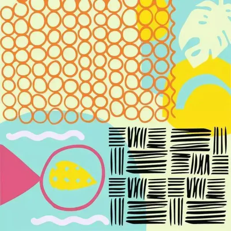 Verfset Ravensburger CreArt Funky Shapes – schilderset voor creatieve kunstprojecten