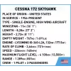 Constructiespeelgoed Cobi Cessna 172 Skyhawk geel model 26621 – schaalmodel bouwset