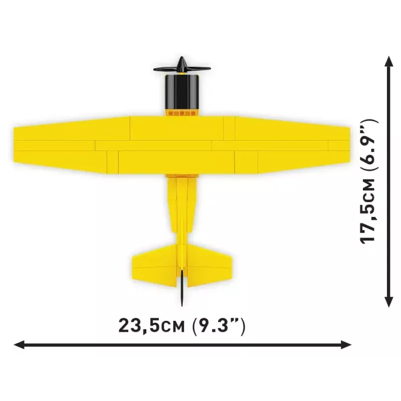 Constructiespeelgoed Cobi Cessna 172 Skyhawk geel model 26621 – schaalmodel bouwset