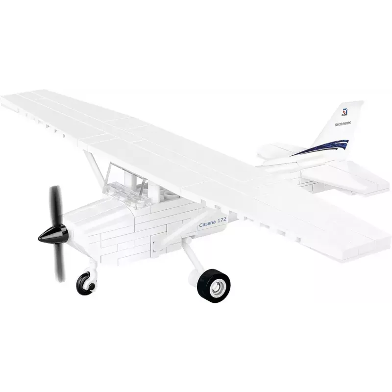 Constructiespeelgoed Cobi Cessna 172 Skyhawk wit bouwset