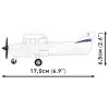 Constructiespeelgoed Cobi Cessna 172 Skyhawk wit bouwset