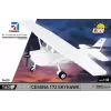 Constructiespeelgoed Cobi Cessna 172 Skyhawk wit bouwset