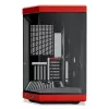 PC-behuizing HYTE Y70 midi tower zwart, rood