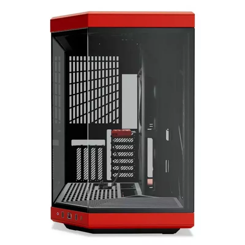 PC-behuizing HYTE Y70 midi tower zwart, rood
