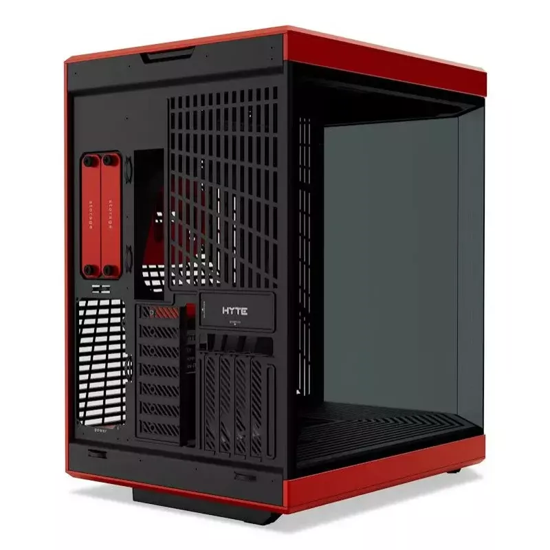 PC-behuizing HYTE Y70 midi tower zwart, rood