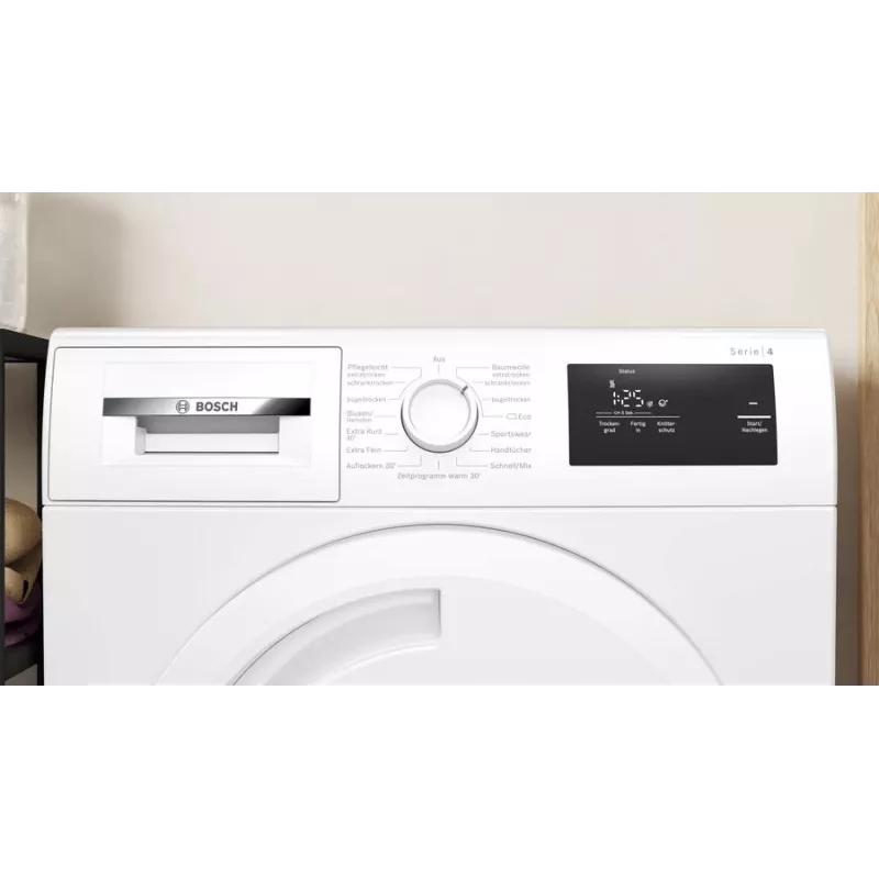 Bosch Serie 4 WTH83003 wasdroger vrijstaand frontlader 7 kg wit