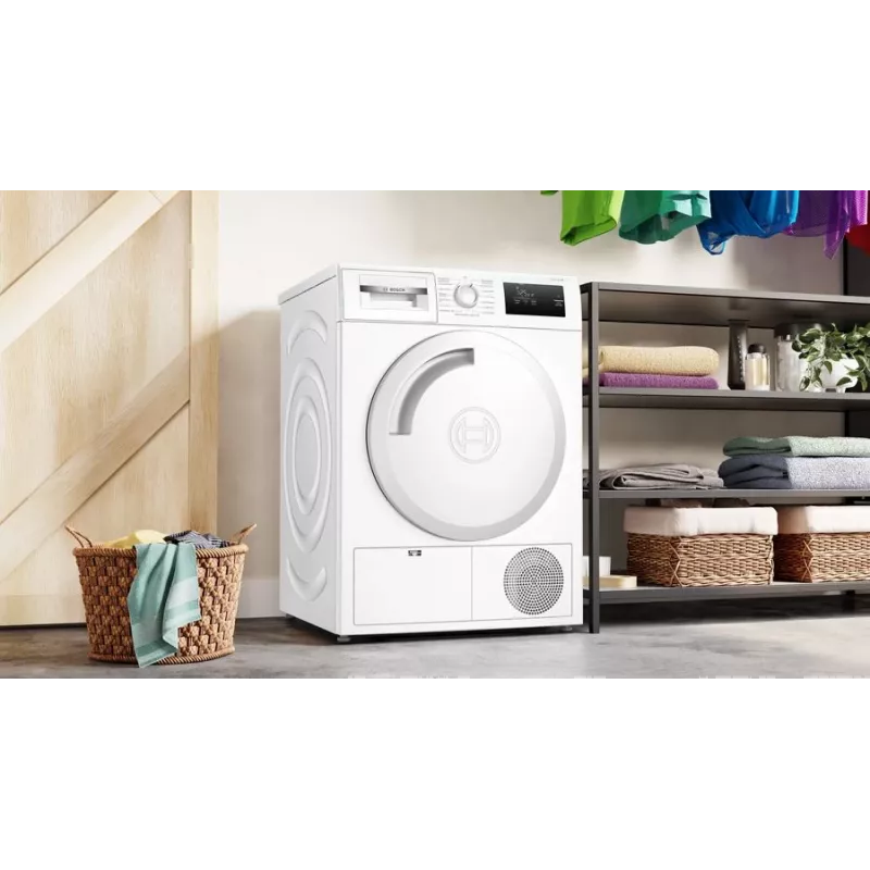 Bosch Serie 4 WTH83003 wasdroger vrijstaand frontlader 7 kg wit