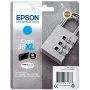 Cartridge Epson Padlock singlepack cyaan 35XL DURABrite Ultra Ink