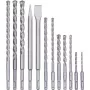 SDS-Plus boor-/beitelset Einhell 12-dlg. boorhamer 10 boren