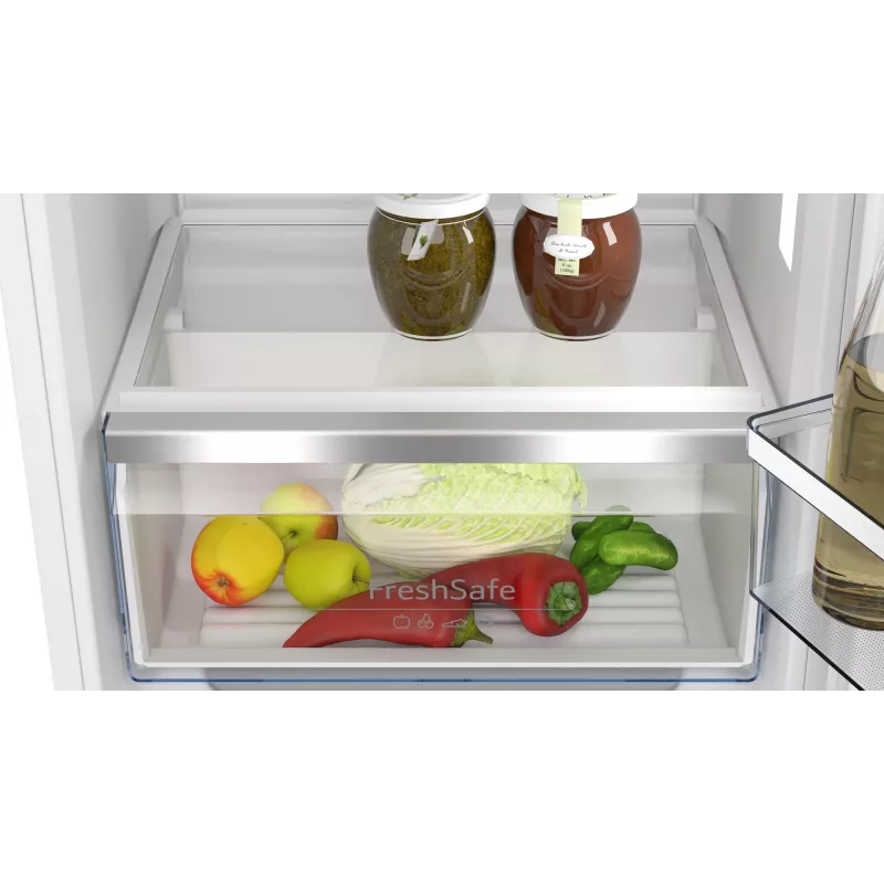 Neff N50 combi-koelkast inbouw 119 L wit