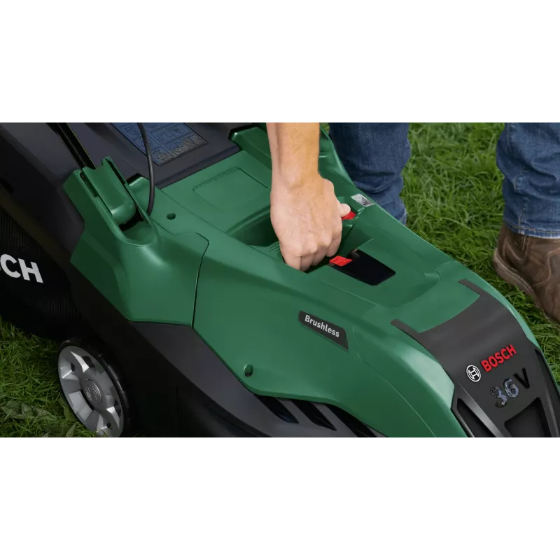 Bosch AdvancedRotak duw-grasmaaier accu groen