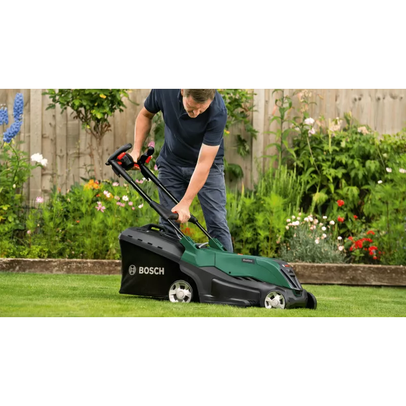Bosch AdvancedRotak duw-grasmaaier accu groen