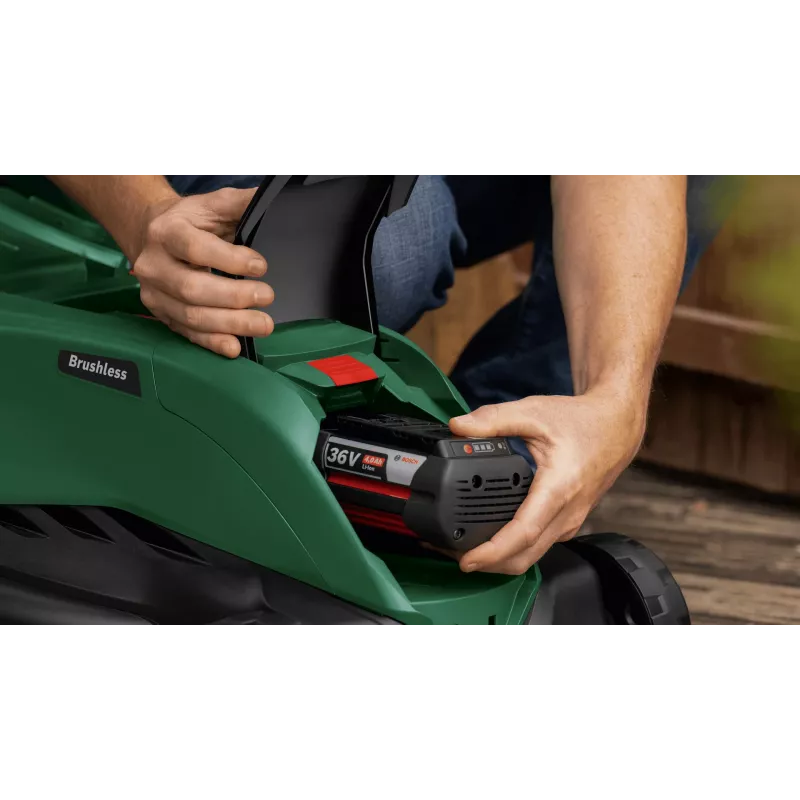 Bosch AdvancedRotak duw-grasmaaier accu groen