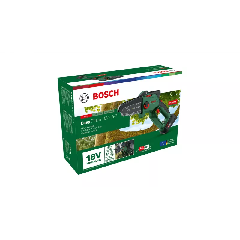 Bosch EasyChain 18V-15-7 zwart, groen