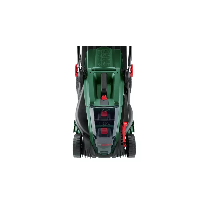 Bosch 37-550 grasmaaier met wielaandrijving accu zwart, groen