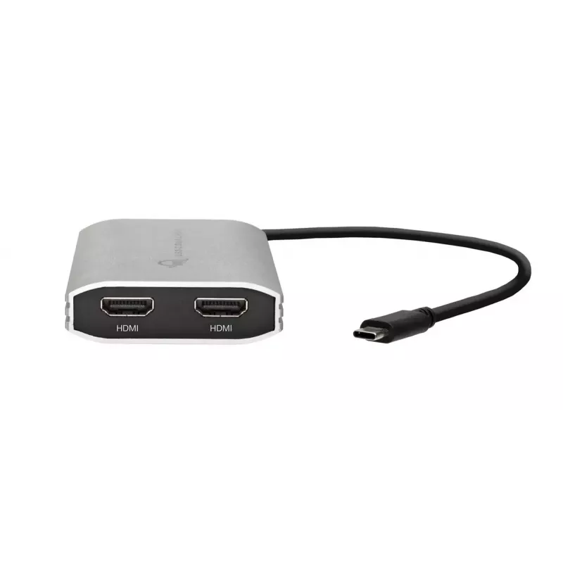 USB-grafische adapter OWC CADPDL2HDMI 3840 x 2160 pixel zilver