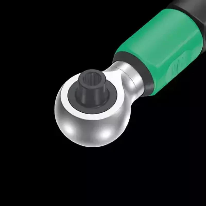 Wera 05075832001 Safe-Torque A 2 Set 1 momentsleutelset met ratel, 23-delig, 1/4" zeskant, 2–12 Nm, zwart/groen