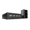 Lindy 50m 4-poorts USB 2.0 Cat.6 extender, netwerkzender & -ontvanger, 50 m, 480 Mbit/s, Cat5, Cat5e, Cat6, NS1021, fosforbrons
