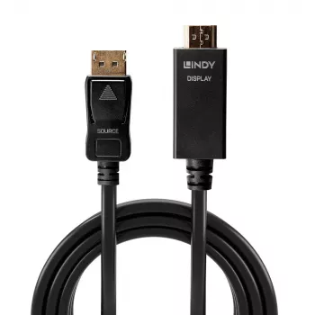 Lindy 2m DisplayPort naar HDMI 10.2G-kabel