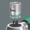 Wera 05075800001 Safe-Torque A 1 momentsleutel, 1/4" vierkant, 2-12 Nm, zwart/groen