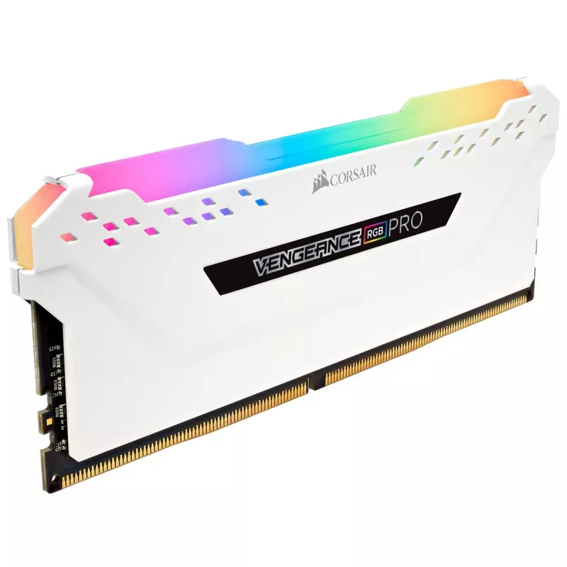 CORSAIR geheugen 32GB DDR4 2666MHz 2x16GB C16 - wit
