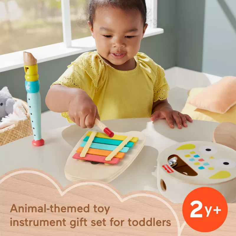 Mattel muziekspeelset met houten instrumenten voor peuters