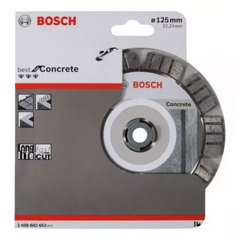 Bosch Best for Concrete diamantdoorslijpschijf, 125 x 22,23 mm, 2608602652