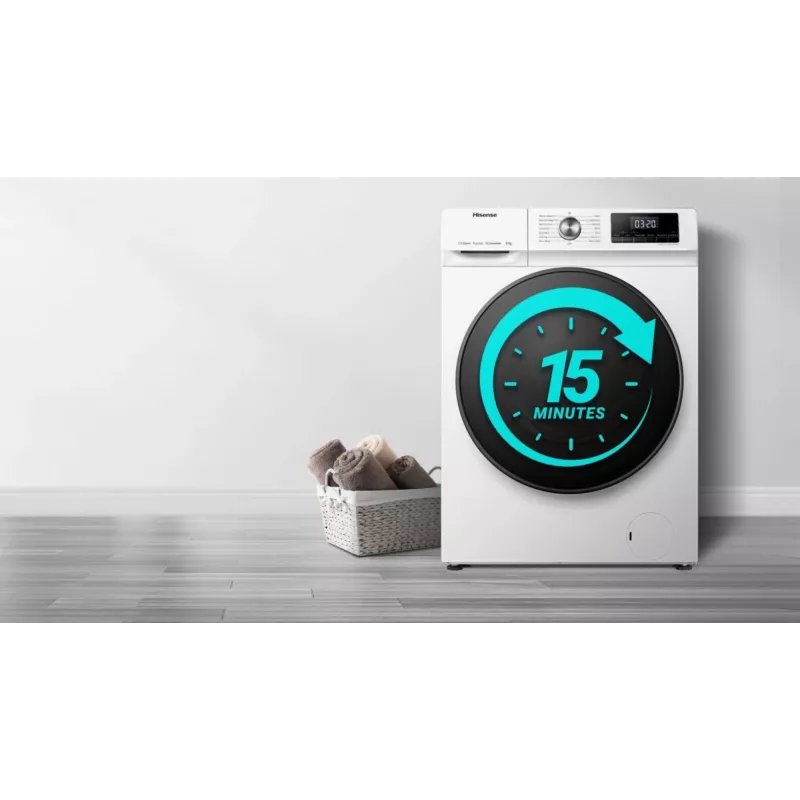 Hisense WFQA7014EVJM wasmachine frontlader 7 kg 1310 t/min wit