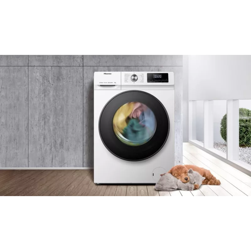Hisense WFQA7014EVJM wasmachine frontlader 7 kg 1310 t/min wit