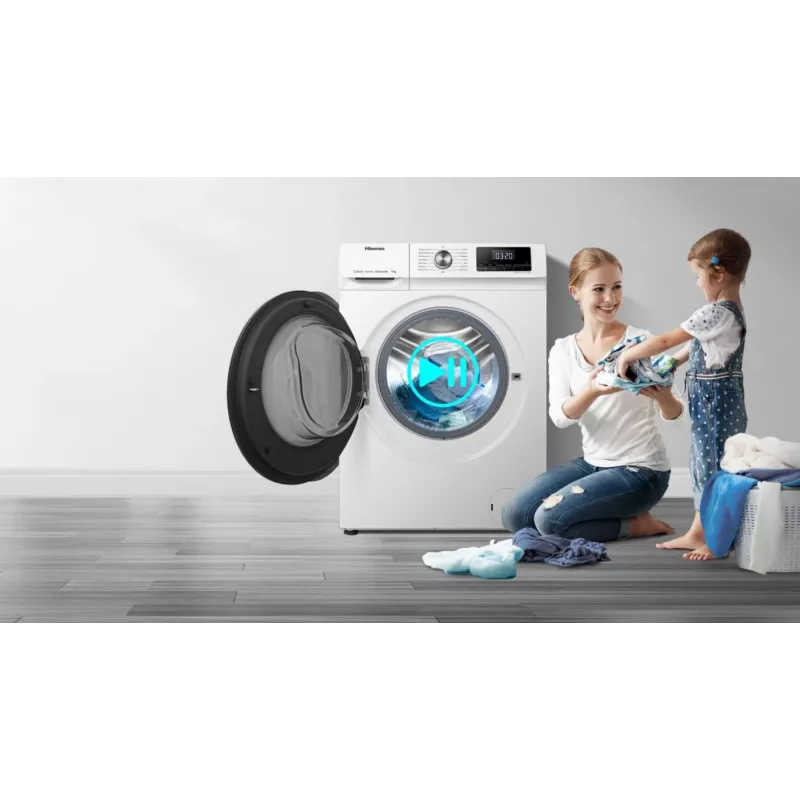 Hisense WFQA7014EVJM wasmachine frontlader 7 kg 1310 t/min wit