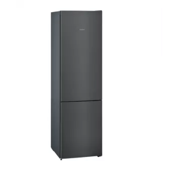 Siemens iQ500 KG39E8XBA koel-vriescombinatie vrijstaand 343 L zwart, roestvrijstaal
