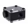 Alphacool Eisfluegel Doorstroomindicator G1/4, vierkant, acetal, Zwart