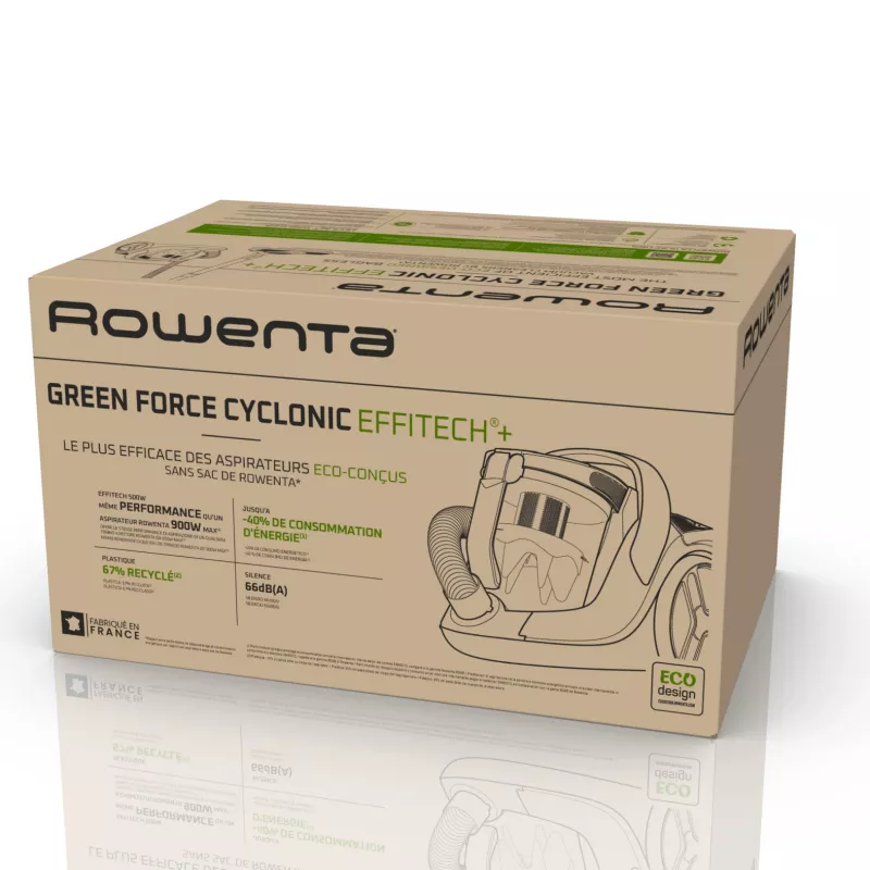 Rowenta Green Force RO7C36 2,5 L stofzuiger droog 500 W zakloos