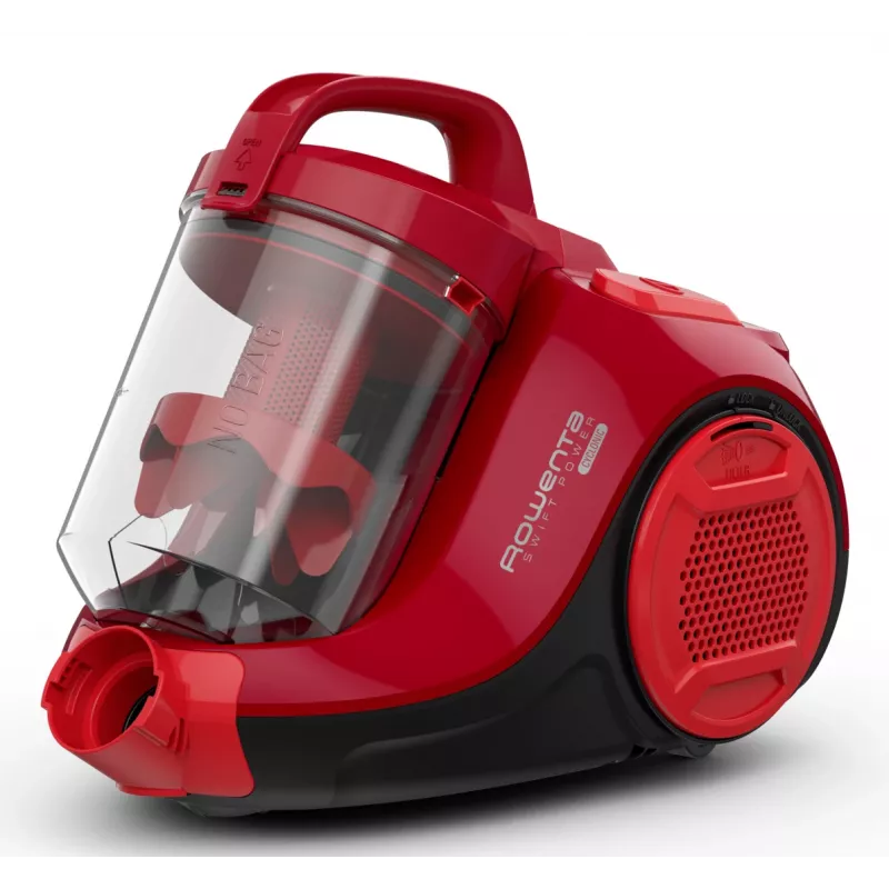 Rowenta Swift Power Cyclonic RO2913 zakloze stofzuiger, 3-traps filtratie, rood