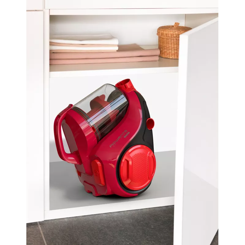 Rowenta Swift Power Cyclonic RO2913 zakloze stofzuiger, 3-traps filtratie, rood