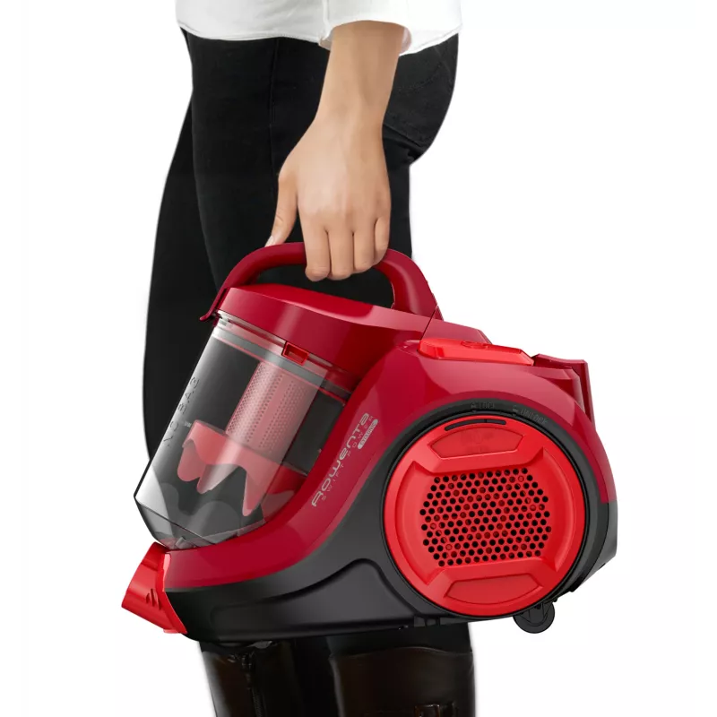 Rowenta Swift Power Cyclonic RO2913 zakloze stofzuiger, 3-traps filtratie, rood