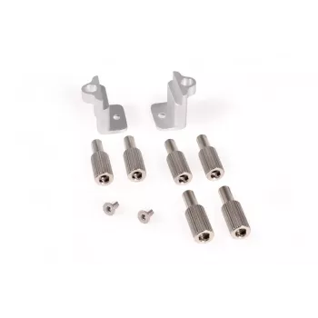Montageset Alphacool 13538 aluminium zilver 19.8x19x20mm