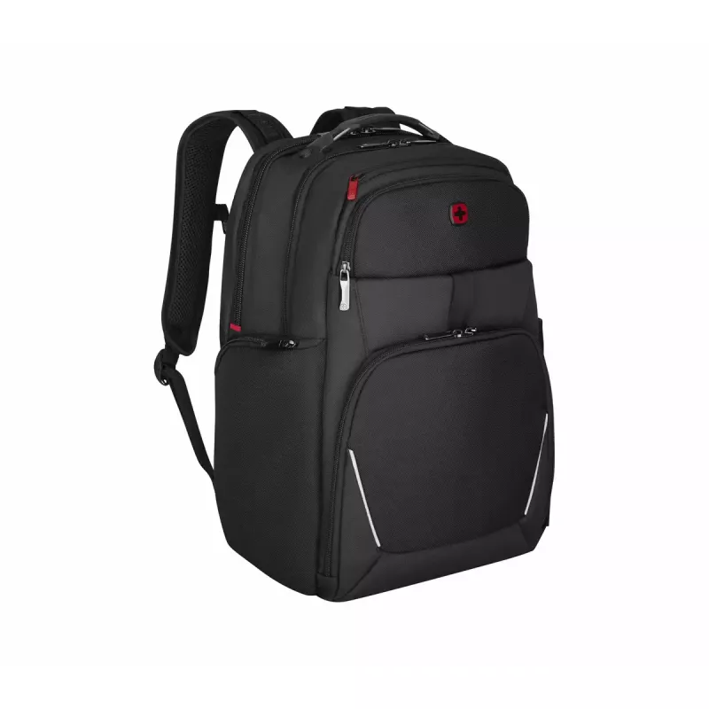 Casual rugzak Wenger SwissGear Meteor zwart polyester PVC rPET