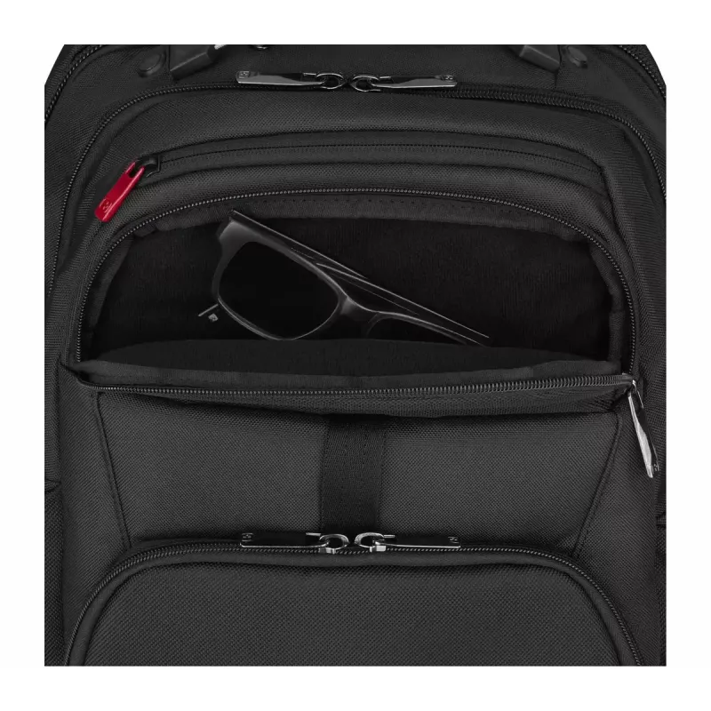 Casual rugzak Wenger SwissGear Meteor zwart polyester PVC rPET