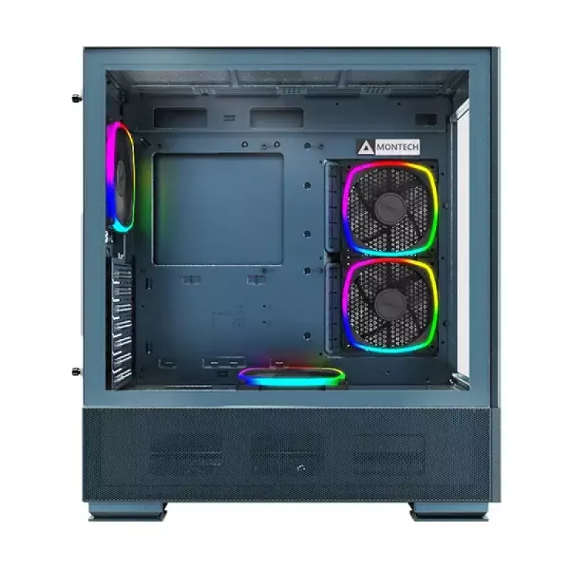 PC-behuizing Montech SKY TWO midi tower blauw