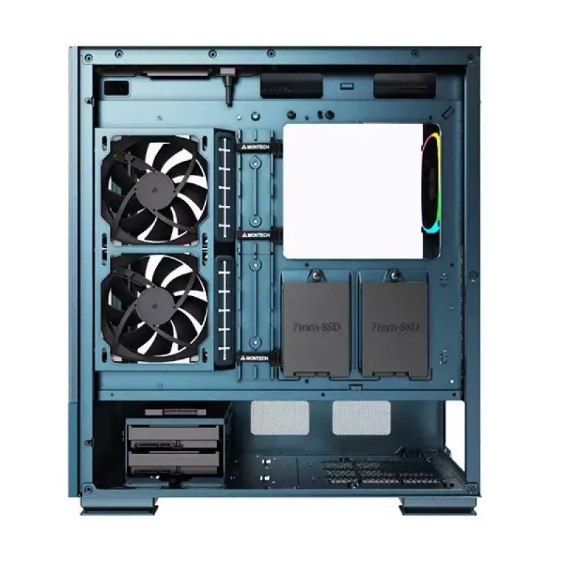 PC-behuizing Montech SKY TWO midi tower blauw