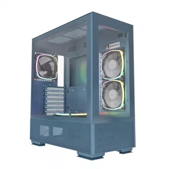 PC-behuizing Montech SKY TWO midi tower blauw