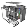 Montech KING 95 PRO Midi Tower-behuizing, gehard glas, ARGB, rood
