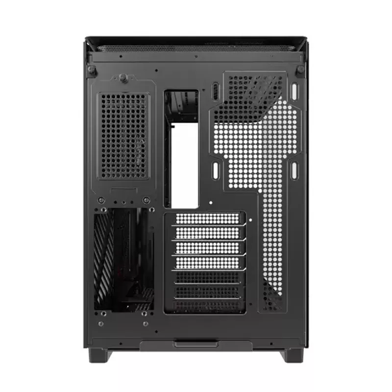 Montech KING 95 PRO Midi Tower-behuizing, gehard glas, ARGB, rood