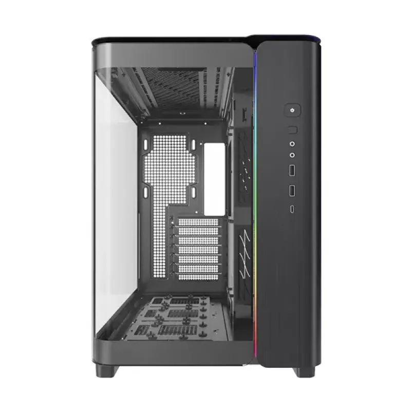 Montech KING 95 PRO Midi Tower-behuizing, gehard glas, ARGB, rood