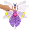Barbie Dance and Flutter pop met 2-in-1 transformatie van danseres naar vlinder, paars haar